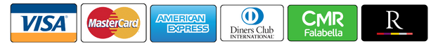 Tarjetas aceptadas
