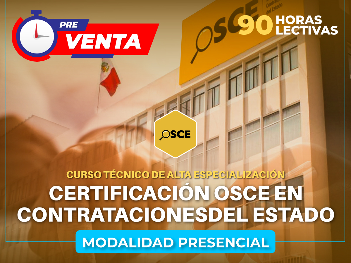 PROGRAMA DE CERTIFICACIÓN OSCE – NIVEL BÁSICO