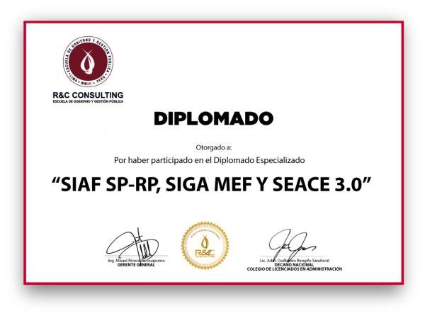 DIPLOMADO-SIGA-SEACE-SIAF